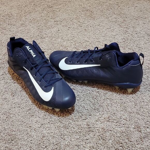 Nike Mens Alpha Menace Pro Low TD Promo 922804-414 Football Cleats Size 16 Navy - Picture 8 of 8